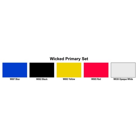 Wicked Colors Primary kit 5 Colori + 1 Reducer