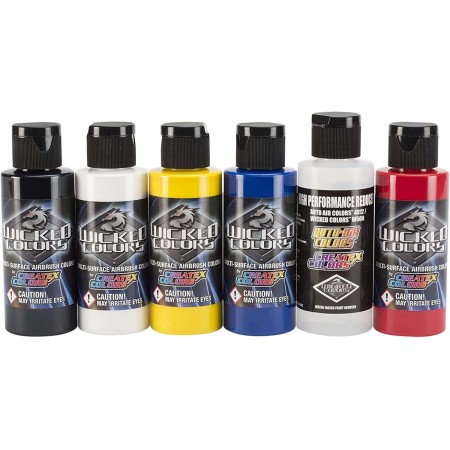 Wicked Colors Primary kit 5 Colori + 1 Reducer