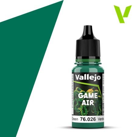 Colore Vallejo Game Air New Jade Green