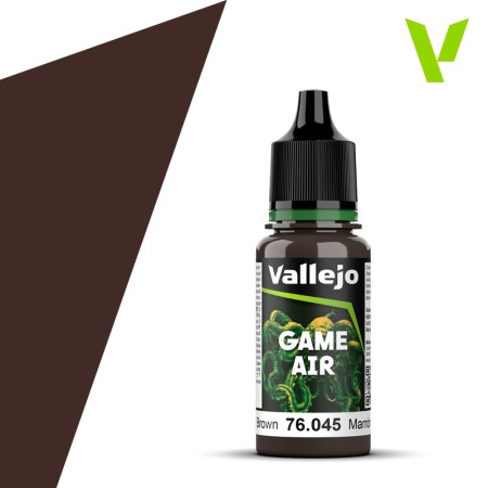 Colore Vallejo Game Air New Charred Brown